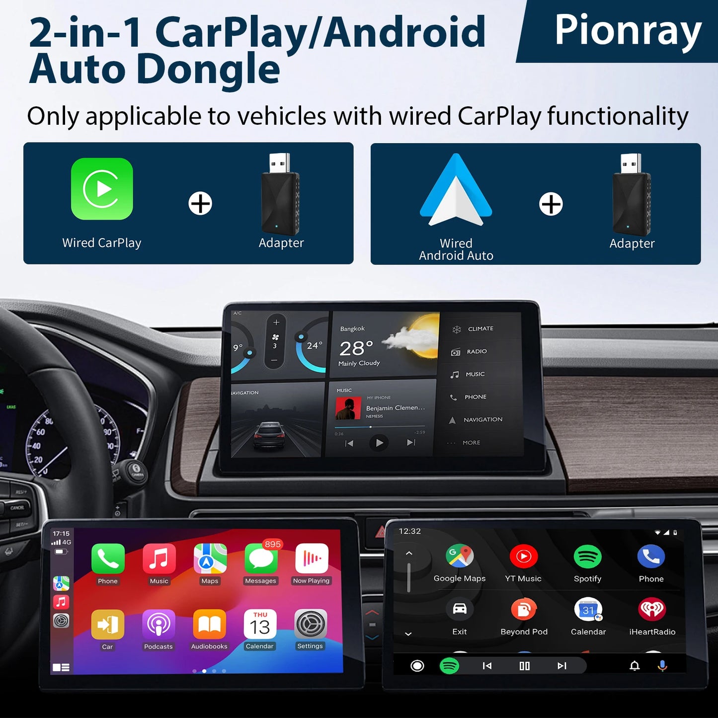 Wireless CarPlay Freedom™